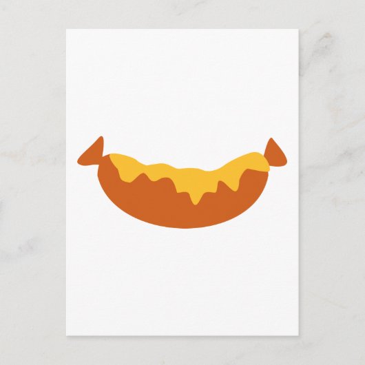 Wurst Postkarte (Vorderseite)