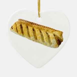 Wurst Roll Heart geformt Weihnachtsschmuck