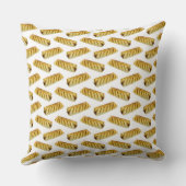 Wurst Roll Polka Dot Pattern Kissen (Rückseite)