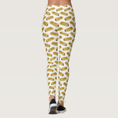 Wurst Roll Polka Dot Pattern Leggings (Rückseite)