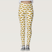 Wurst Roll Polka Dot Pattern Leggings (Vorderseite)