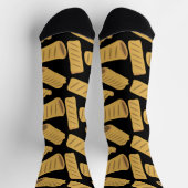 Wurst Rolls Funny Food Muster Socken (Oben)