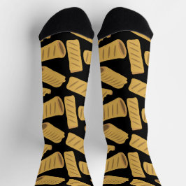 Wurst Rolls Funny Food Muster Socken