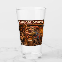 Wurst-Schieber-Weihnachtsmann Glas