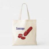 Wurst Tote Bag Tragetasche (Rückseite)