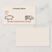 Wurst-u. Fleisch-Visitenkarte Visitenkarte (Vorne/Hinten)