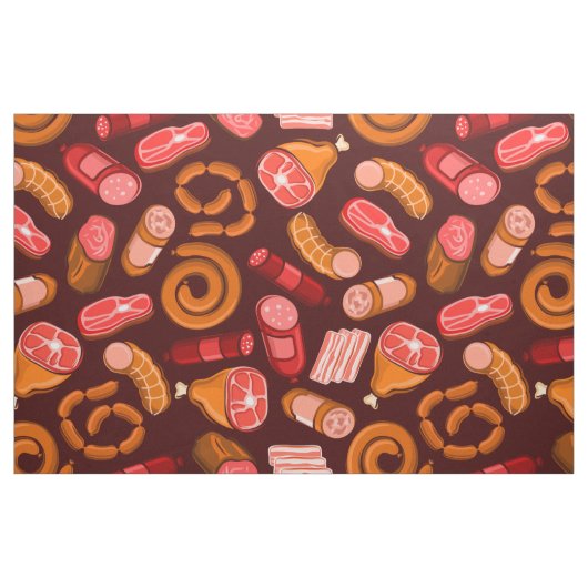 Wurst und Fleischmuster Stoff (Yard (91,4 cm))