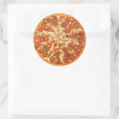 Wurst und grüner Olive Käse Pizza Stickers (Tasche)
