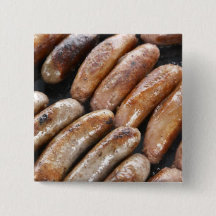 Würstchen auf dem Barbeque Button