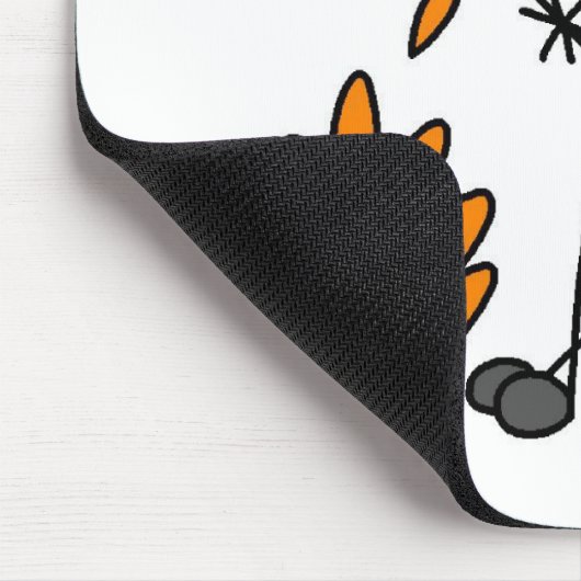 Würstchen auf Lagerfeuer Mousepad (Ecke)