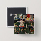 Würstchen Button (Vorne & Hinten)