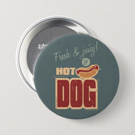 Würstchen Button (Vorne & Hinten)