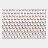 Würstchen Die Menschen Dackel 4. Juli Geschenkpapier Set (Vorderseite 2)