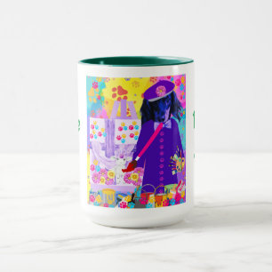 Würstchen Dog Paintes Reusrektion Lamm Kaffee Tass Tasse