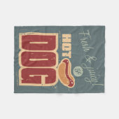 Würstchen Fleecedecke (Vorderseite (Horizontal))