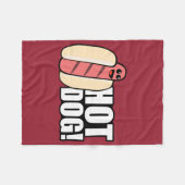 Würstchen Fleecedecke (Vorderseite (Horizontal))