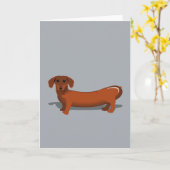 Würstchen Geburtskarte Karte (Gelbe Blume)