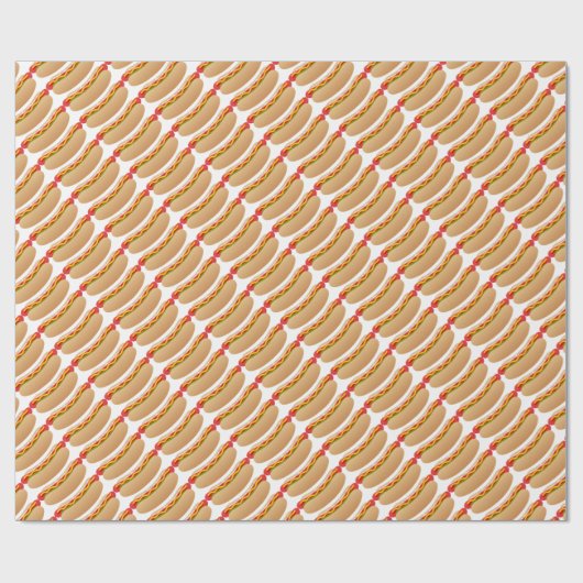 Würstchen Geschenkpapier (Flach)