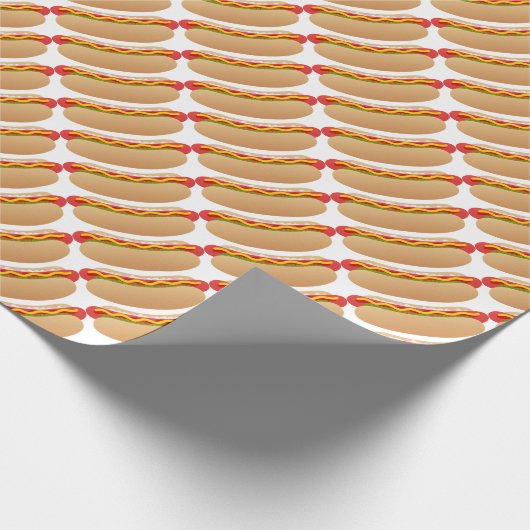 Würstchen Geschenkpapier (Ecke)