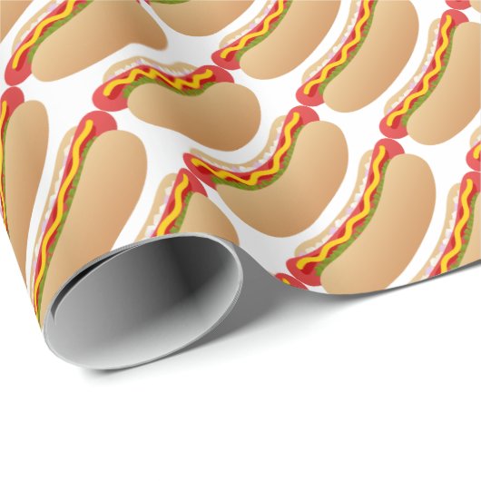 Würstchen Geschenkpapier (Rolleneckpunkt)