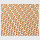 Würstchen Geschenkpapier (Flach)
