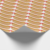 Würstchen Geschenkpapier (Ecke)
