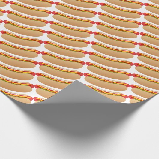 Würstchen Geschenkpapier (Ecke)