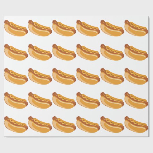 Würstchen Geschenkpapier (Flach)