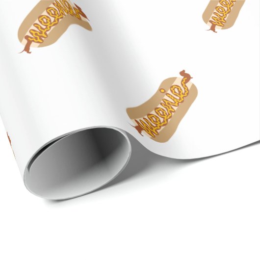 Würstchen Geschenkpapier (Rolleneckpunkt)