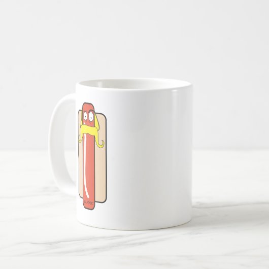 Würstchen Hulk Hogan Kaffeetasse (Vorderseite Links)