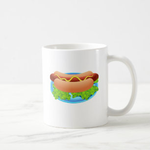 Würstchen Kaffeetasse