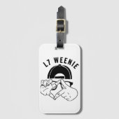 Würstchen L7 Gepäckanhänger (Vorderseite Vertikal)