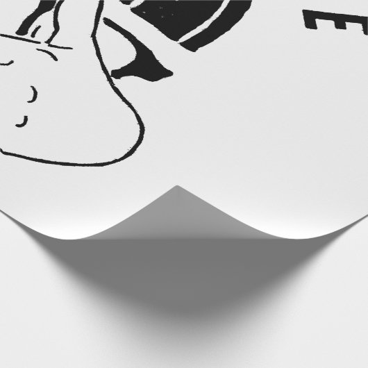 Würstchen L7 Geschenkpapier (Ecke)