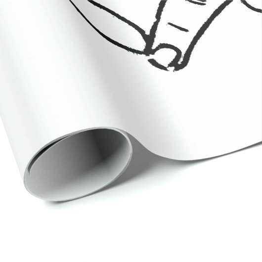 Würstchen L7 Geschenkpapier (Rolleneckpunkt)