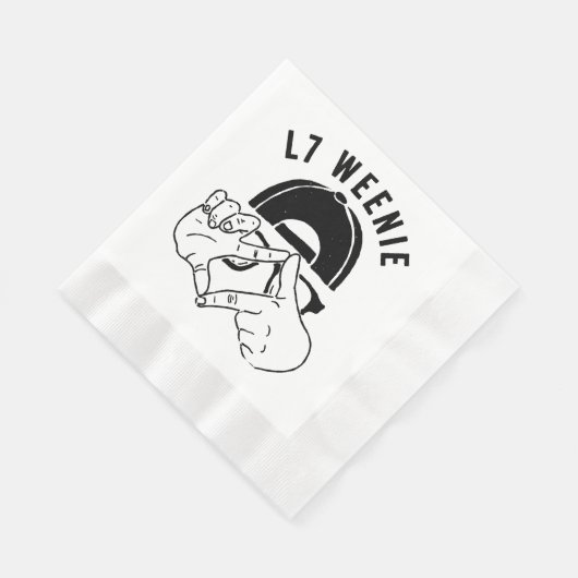 Würstchen L7 Serviette (Ecke)