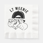 Würstchen L7 Serviette (Vorderseite)