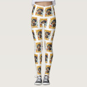 Würstchen Mama Dackel Leggings (Vorderseite)