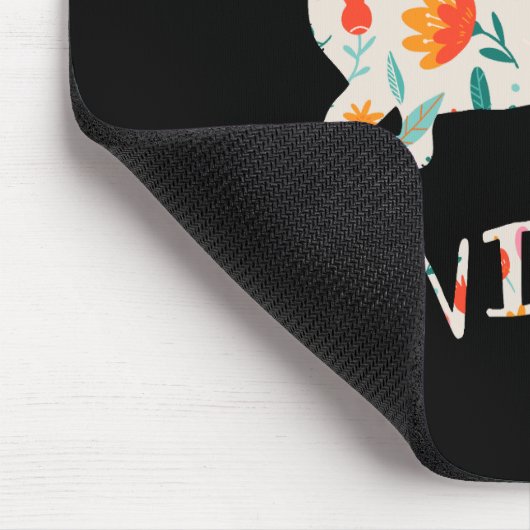 Würstchen Mama Dackel Mousepad (Ecke)