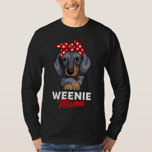 Würstchen Mama Funny Dackel Lover Weiner Dog Gesch T-Shirt