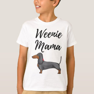 Würstchen Mama Funny Dackel Lover Weiner Dog Gesch T-Shirt
