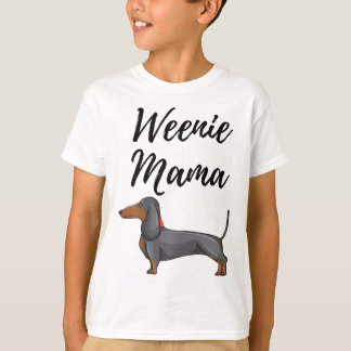 Würstchen Mama Funny Dackel Lover Weiner Dog Gesch T-Shirt