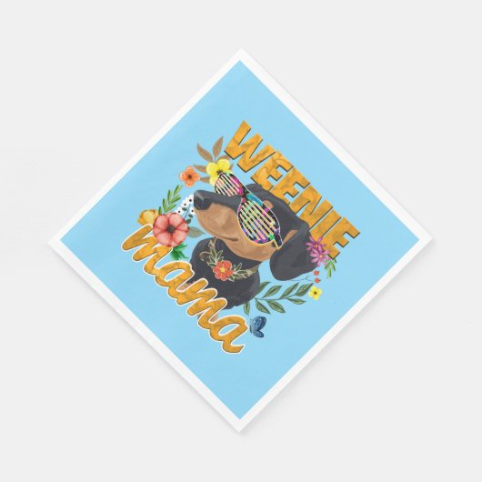 WÜRSTCHEN MAMA PAPER NAPKINS SERVIETTE (Ecke)