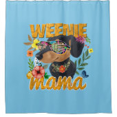 WÜRSTCHEN MAMA SHOWER CURTAIN DUSCHVORHANG (Vorderseite)