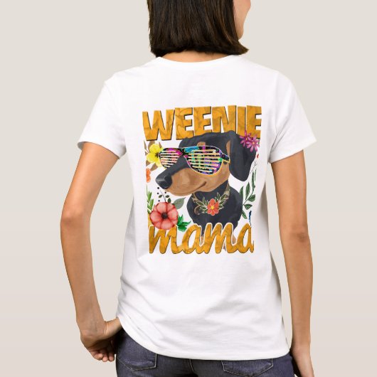 WÜRSTCHEN MAMA TEE SHIRT (Rückseite)
