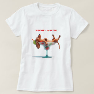 WÜRSTCHEN MARTINI DACKEL T-Shirt
