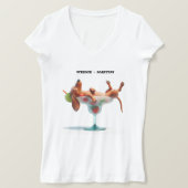 WÜRSTCHEN MARTINI DACKEL T-Shirt (Design vorne)