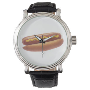 Würstchen mit Senf Armbanduhr