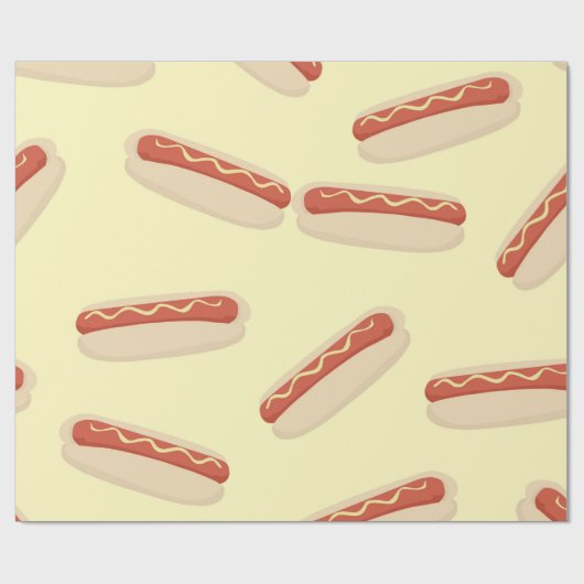 Würstchen-Packpapier Geschenkpapier (Flach)