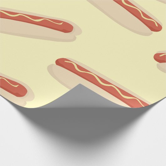 Würstchen-Packpapier Geschenkpapier (Ecke)