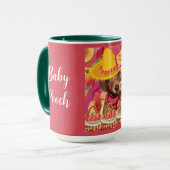 Würstchen Peach Bauer Kaffeepause Tasse (Vorderseite Links)